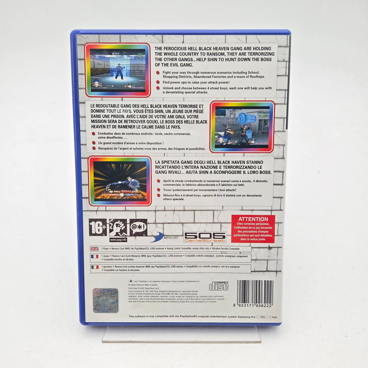 STREET BOYZ - PLAYSTATION 2 - Strike Games