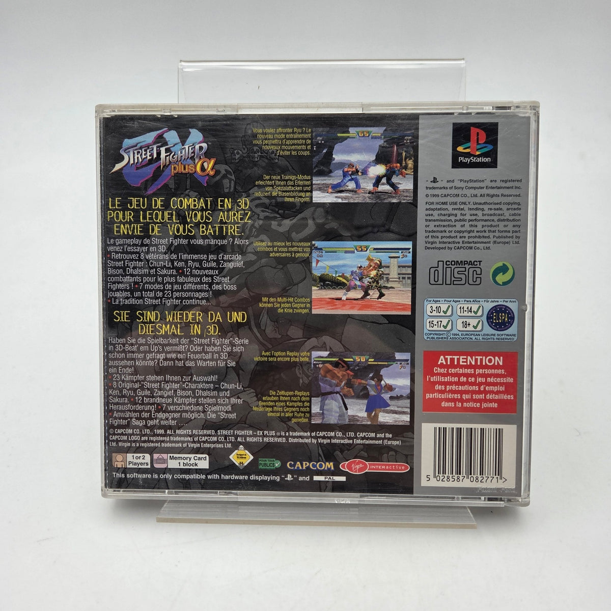 STREET FIGHTER EX PLUS ALPHA - PLAYSTATION 1 - Strike Games