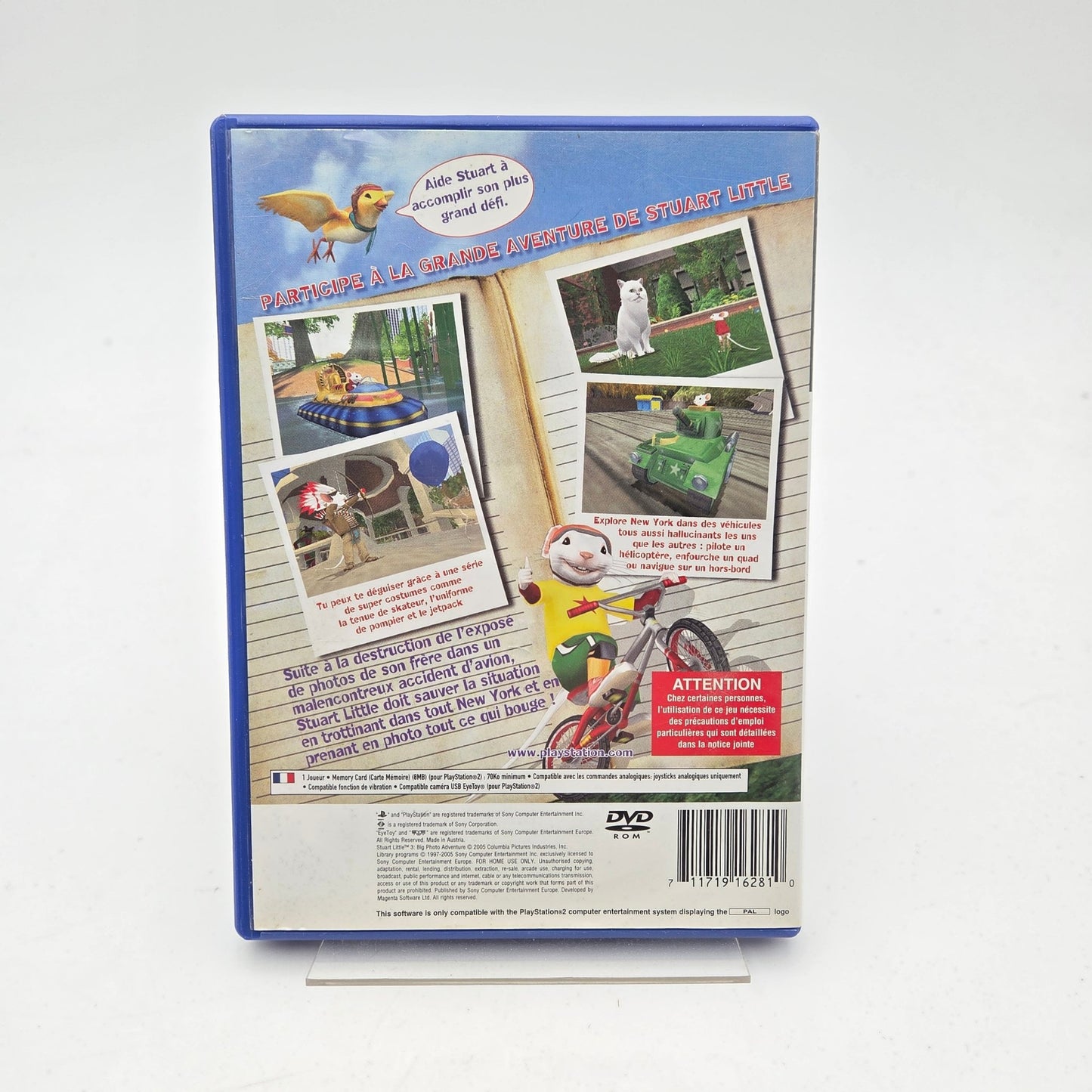 STUART LITTLE 3 L'AVENTURE PHOTOGRAPHIQUE - PLAYSTATION 2 - Strike Games