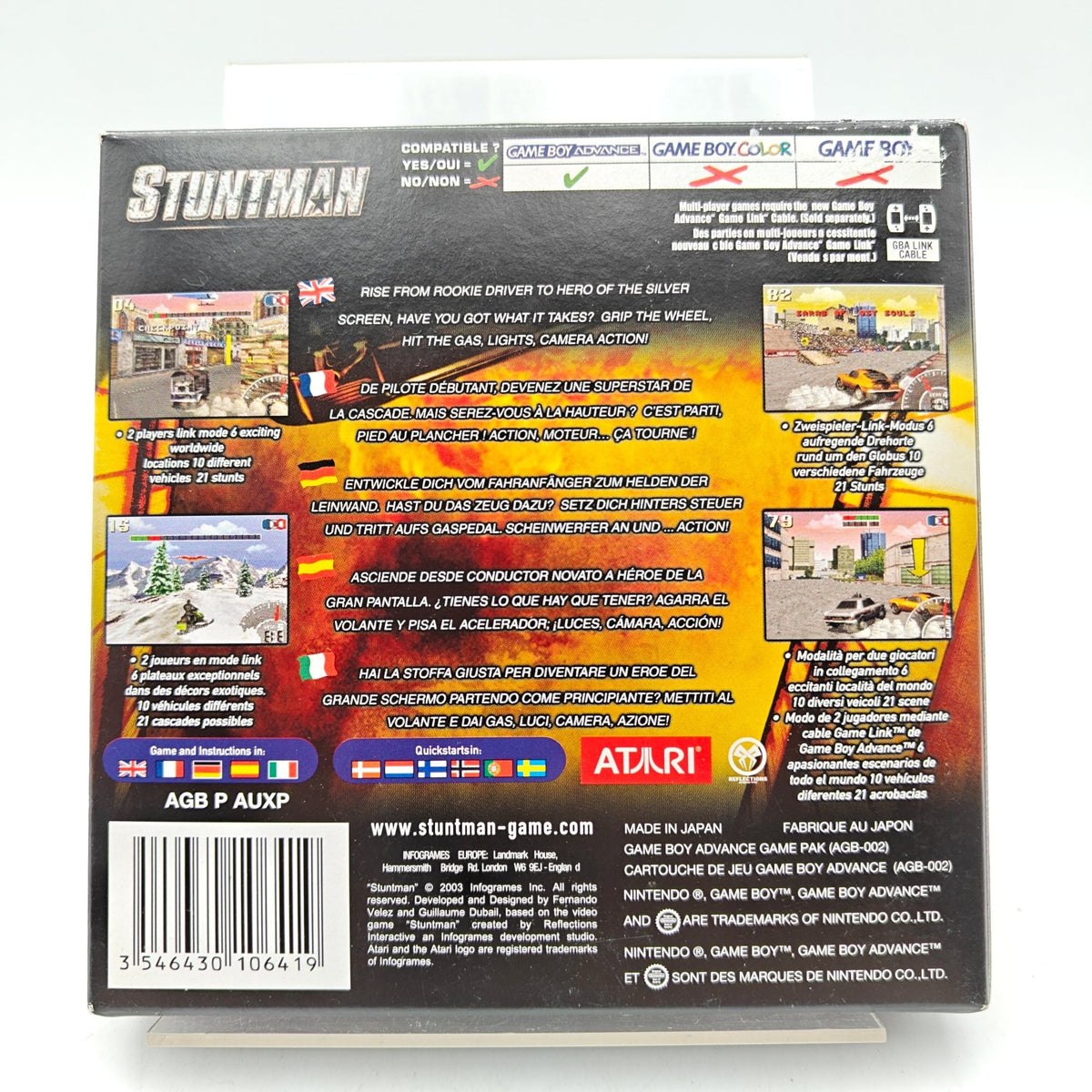 STUNTMAN - GAMEBOY ADVANCE - Strike Games