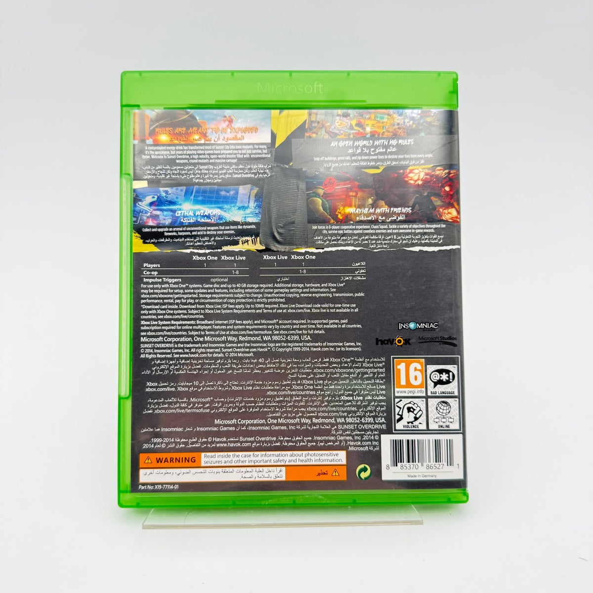 SUNSET OVERDRIVE - XBOX ONE - Strike Games