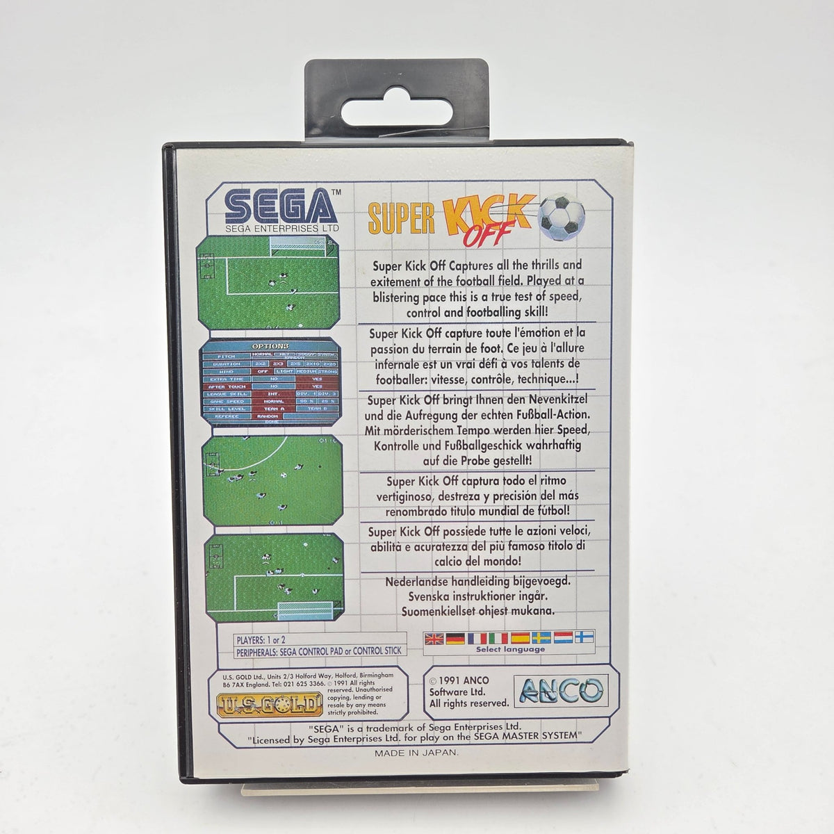Super Kick Off - Master System - Strike Games