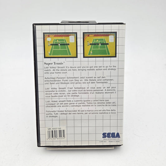 SUPER TENNIS - MASTER SYSTEM - Strike Games