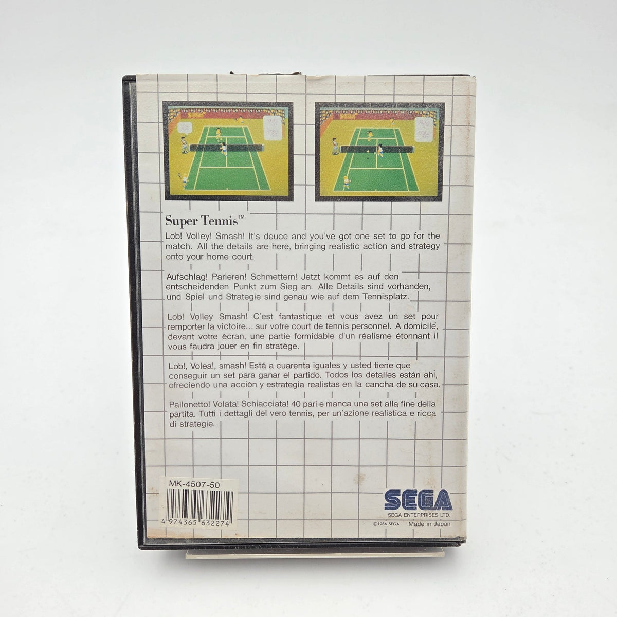 SUPER TENNIS - MASTER SYSTEM - Strike Games