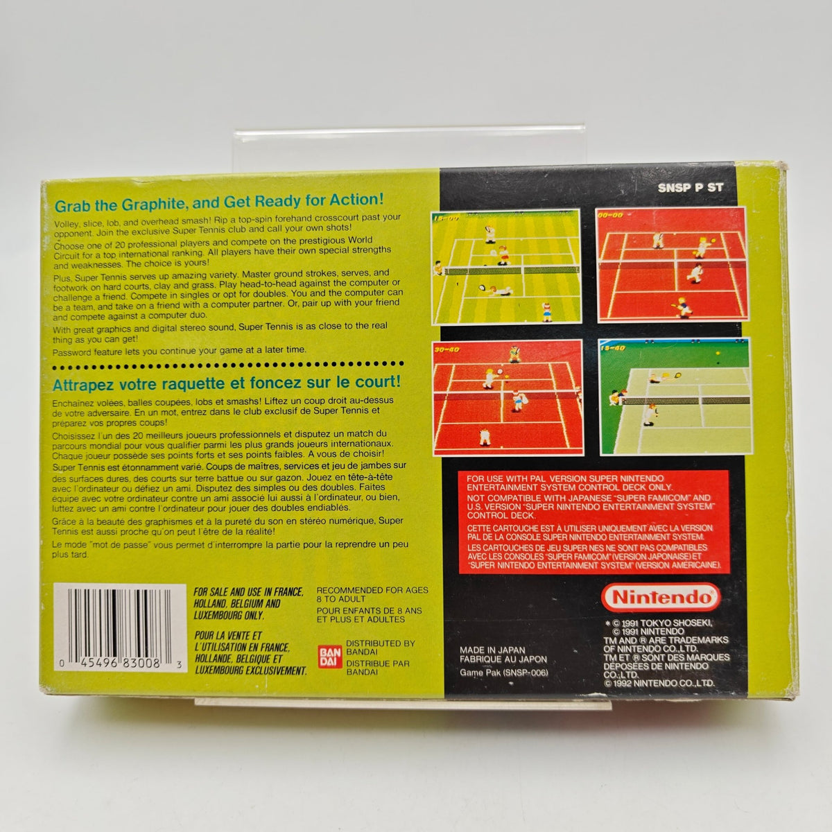 SUPER TENNIS - SUPER NINTENDO - Strike Games