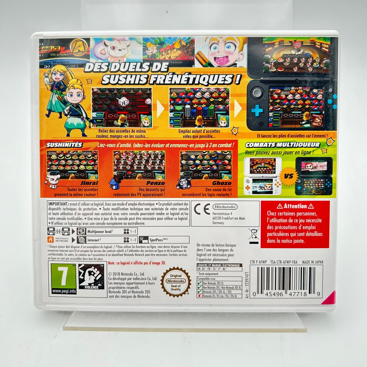 SUSHI STRIKER THE WAY OF SUSHIDO - 3DS - Strike Games