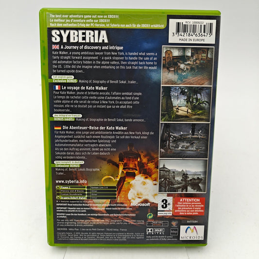 SYBERIA - XBOX - Strike Games