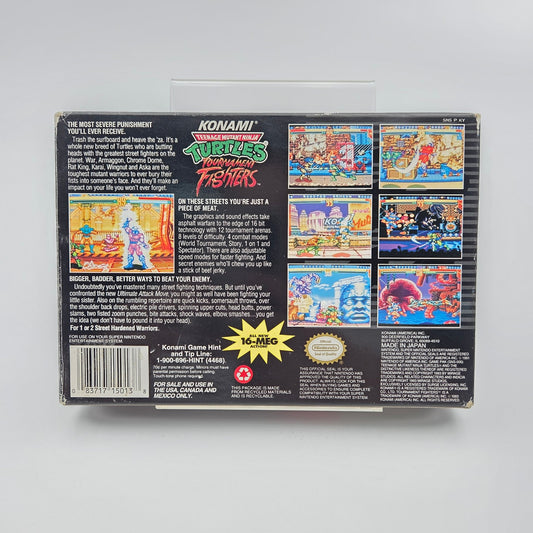 Teenage Mutant Ninja Turtles Tournament Fighters - Super Nintendo - Strike Games