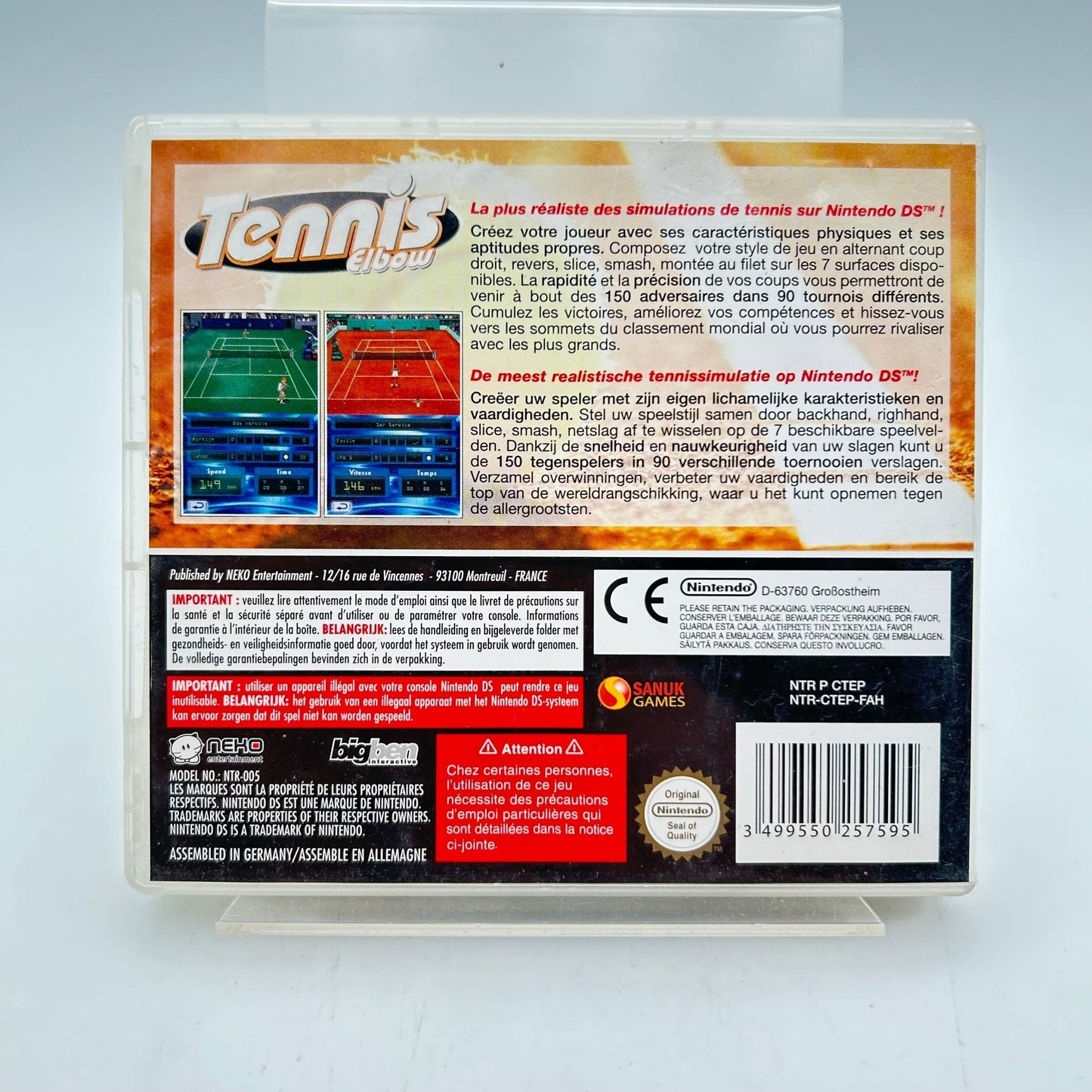 TENNIS - NINTENDO DS - Strike Games