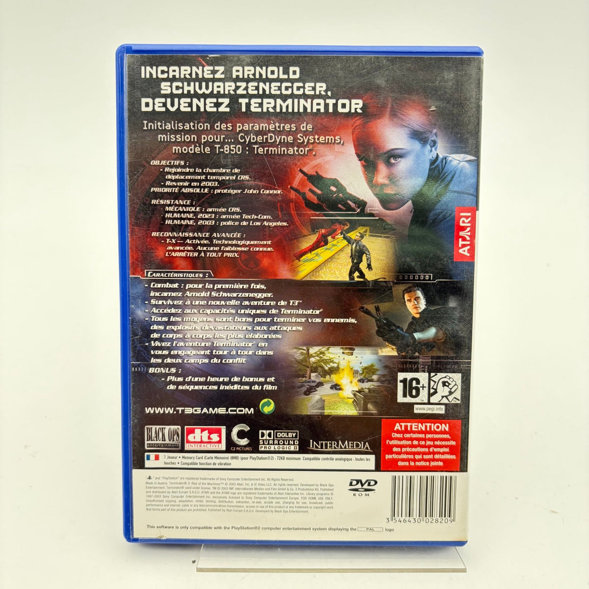 TERMINATOR 3 LE SOULÈVEMENT DES MACHINES - PLAYSTATION 2 - Strike Games