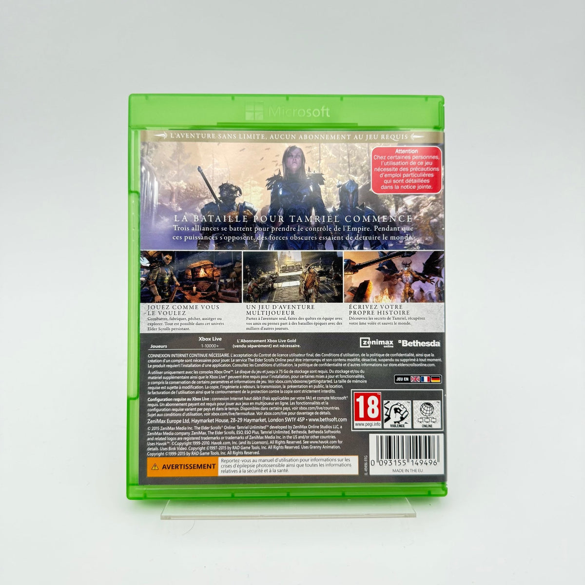 THE ELDER SCROLLS ONLINE TAMRIEL UNLIMITED - XBOX ONE - Strike Games