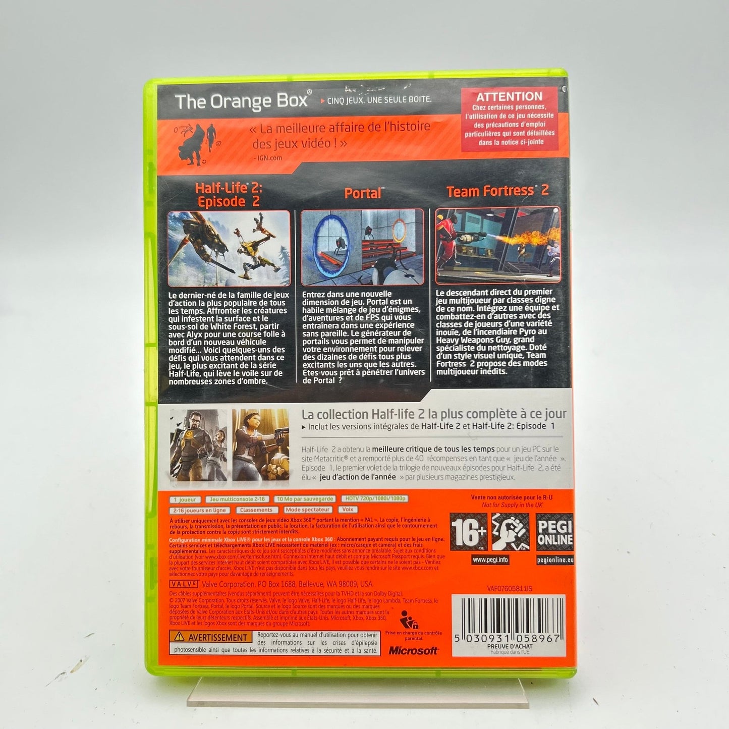 THE ORANGE BOX - XBOX 360 - Strike Games