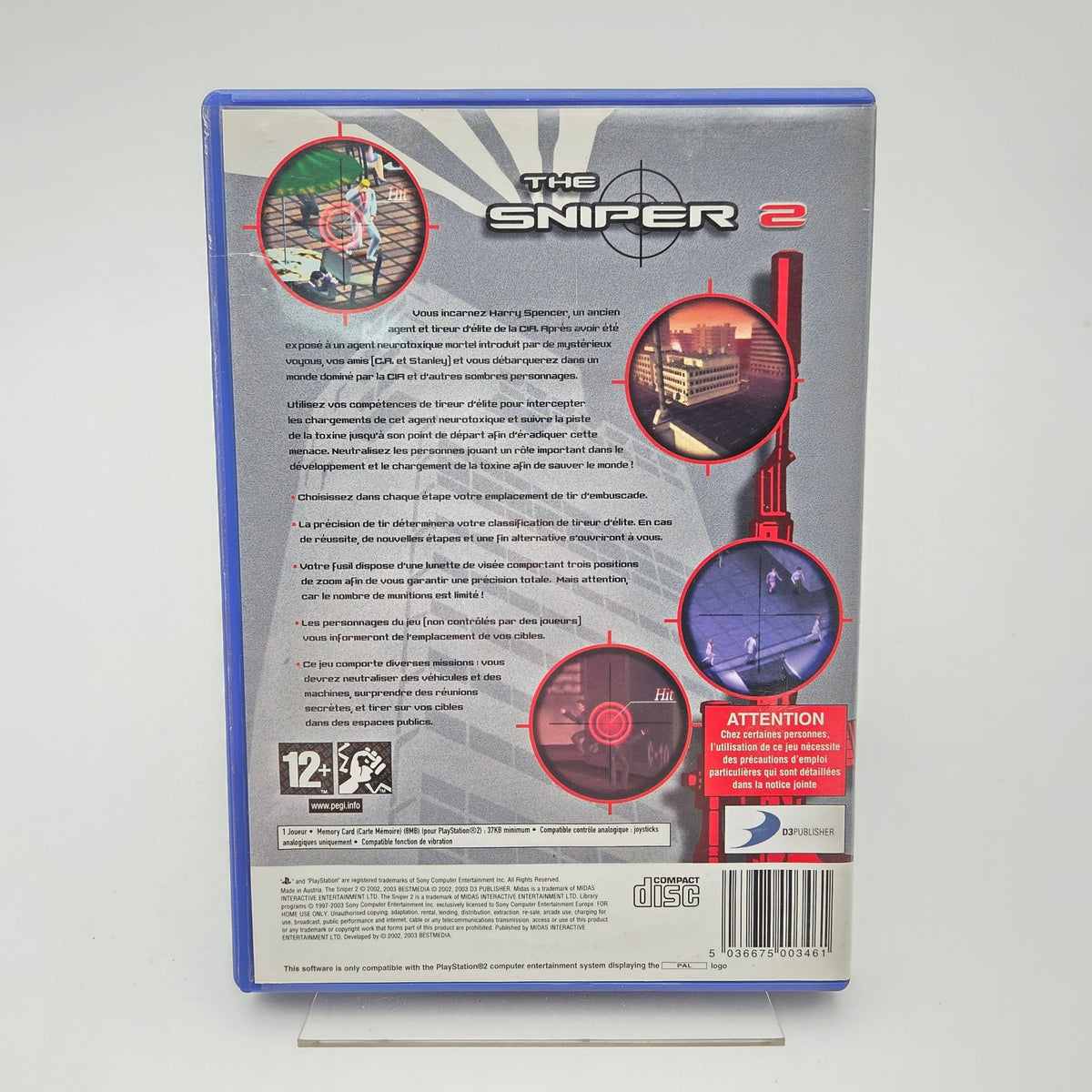 THE SNIPER 2 - PLAYSTATION 2 - Strike Games