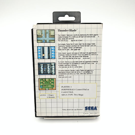 Thunder Blade - Master System - Strike Games