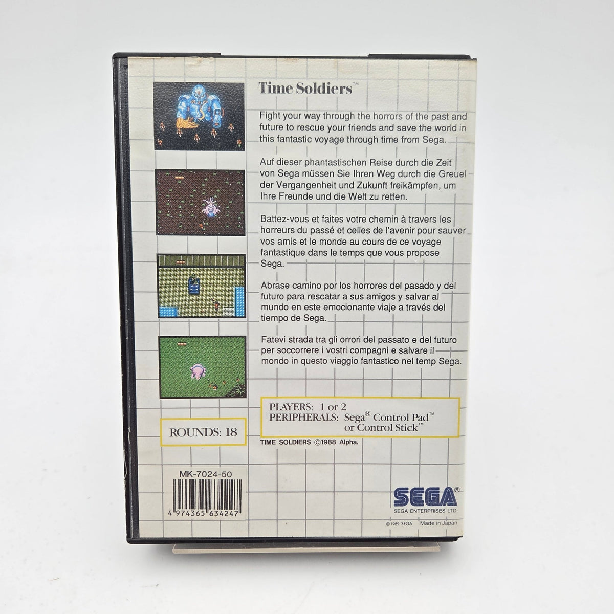 Time Soldiers - Master System - Strike Games