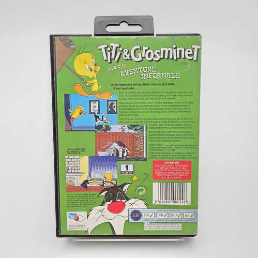 Titi & Grominet Aventure Infernale - Mega Drive - Strike Games