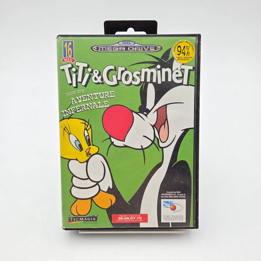 Titi & Grominet Aventure Infernale - Mega Drive - Strike Games