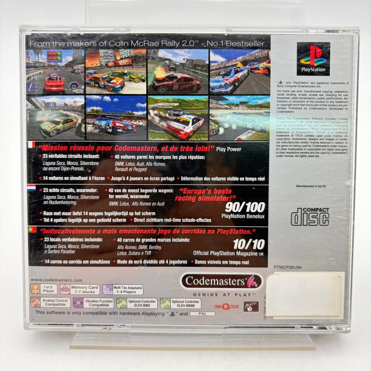 TOCA WORLD TOURING CARS - PLAYSTATION 1 - Strike Games