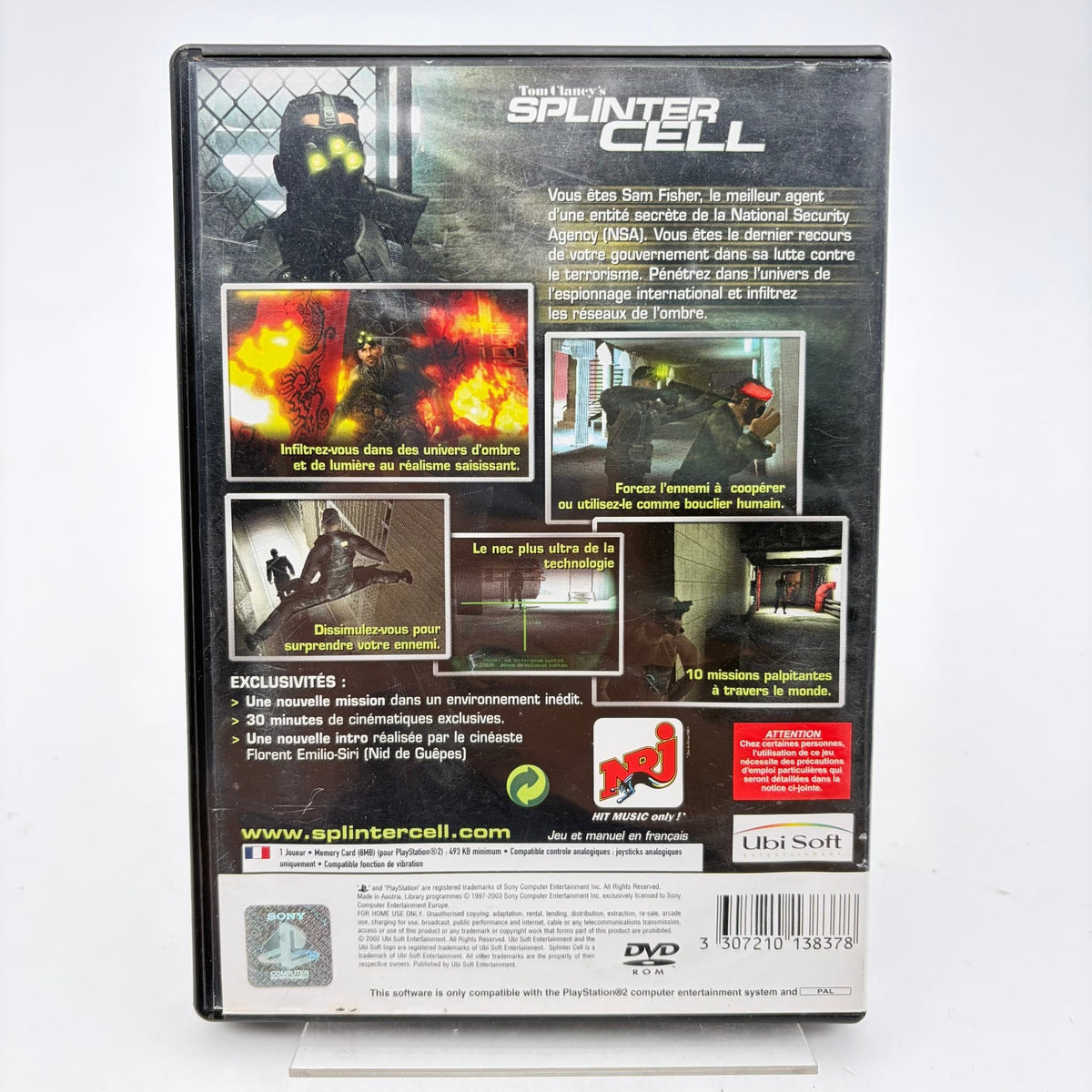TOM CLANCY'S SPLINTER CELL - PLAYSTATION 2 - Strike Games