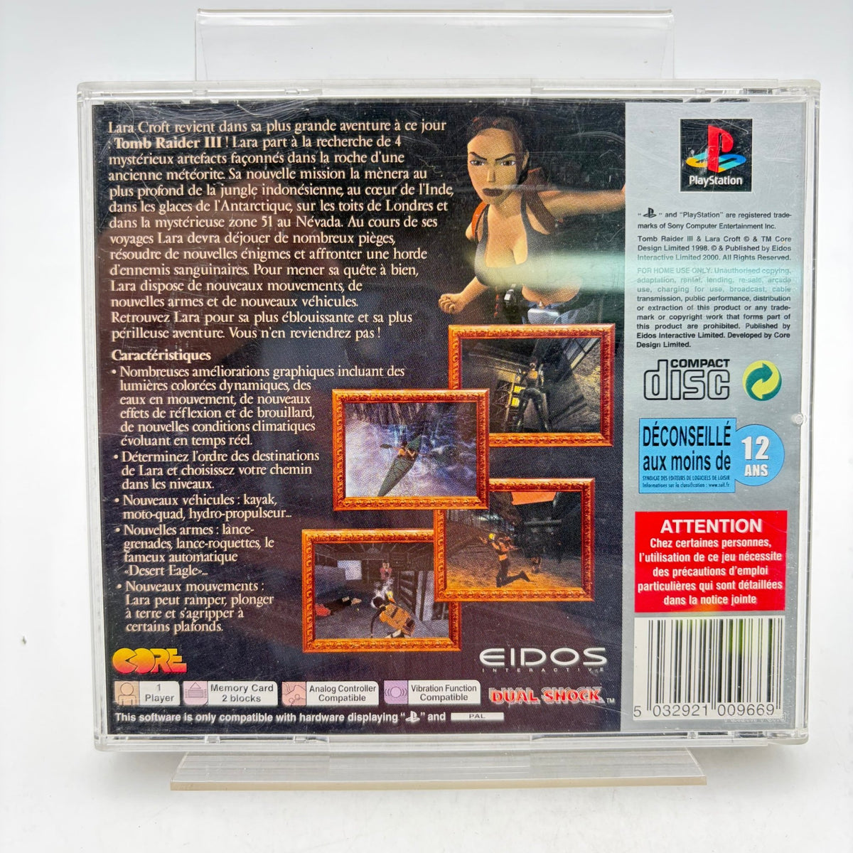 TOMB RAIDER III - PLAYSTATION 1 - Strike Games