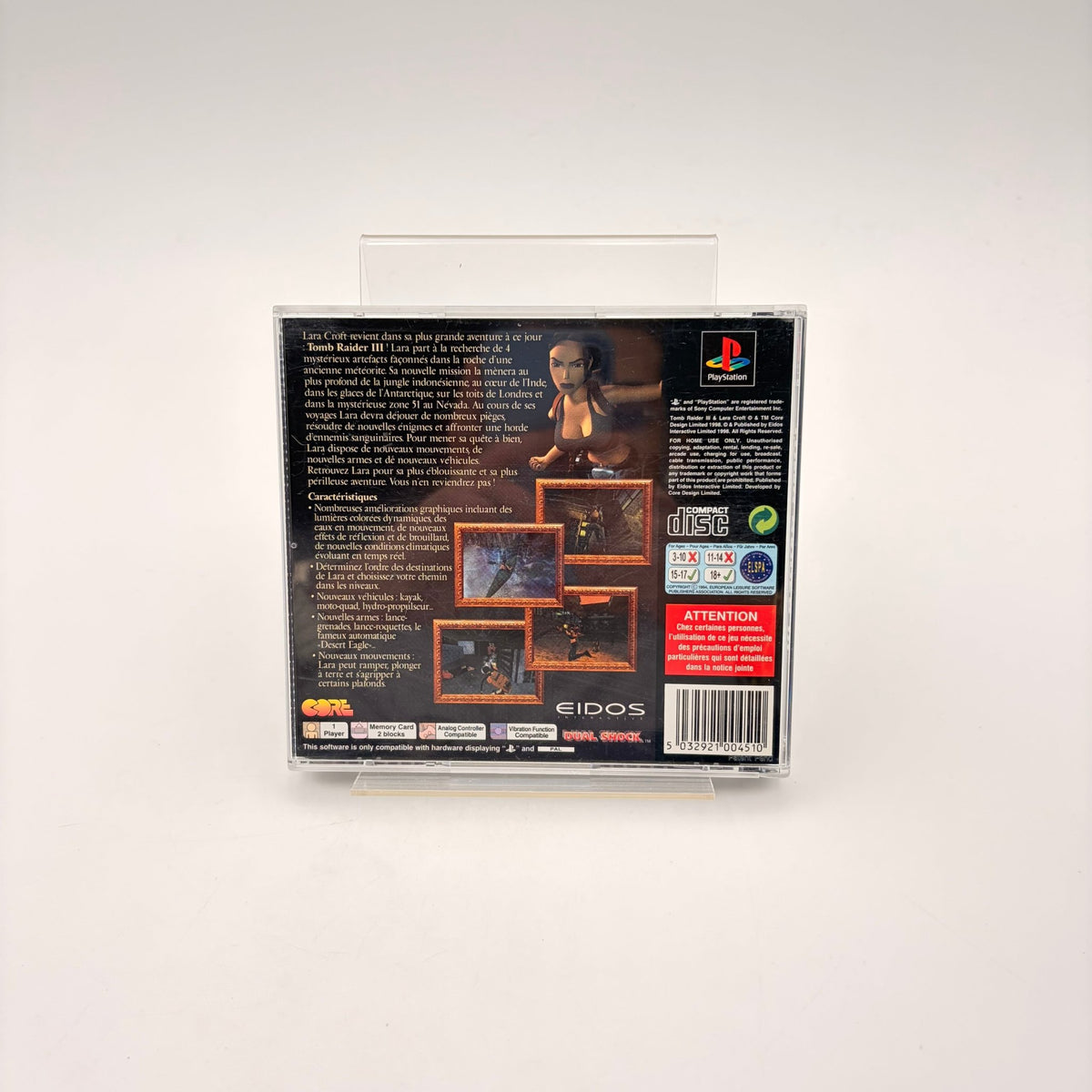 TOMB RAIDER III - PLAYSTATION 1 - Strike Games