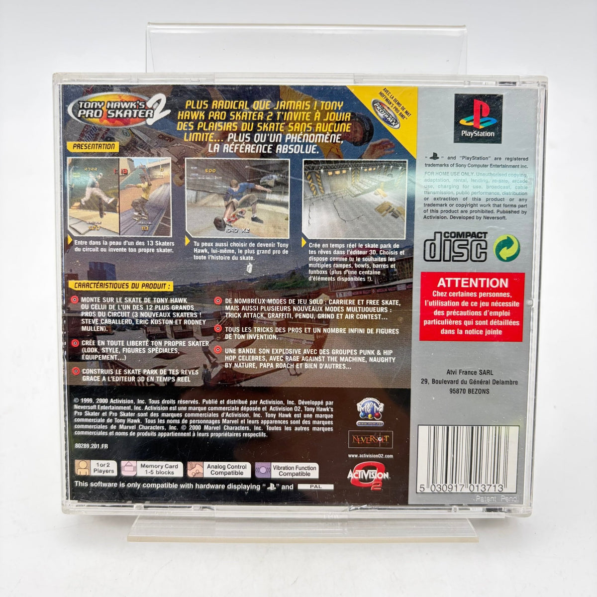 TONY HAWK'S PRO SKATER 2 - PLAYSTATION 1 - Strike Games