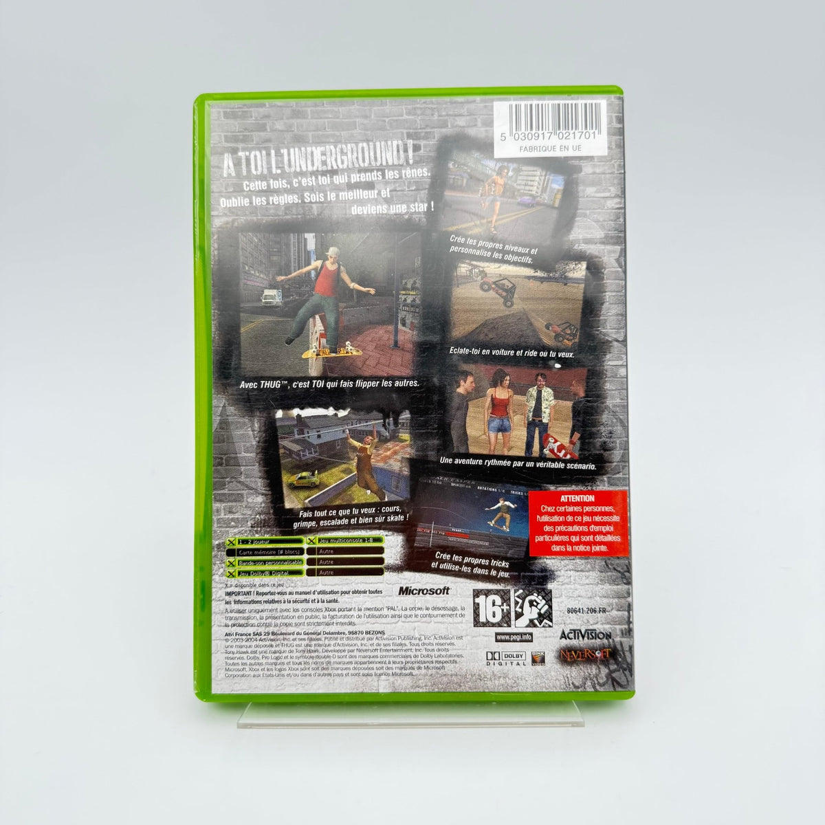 TONY HAWK’S UNDERGROUND - XBOX - Strike Games