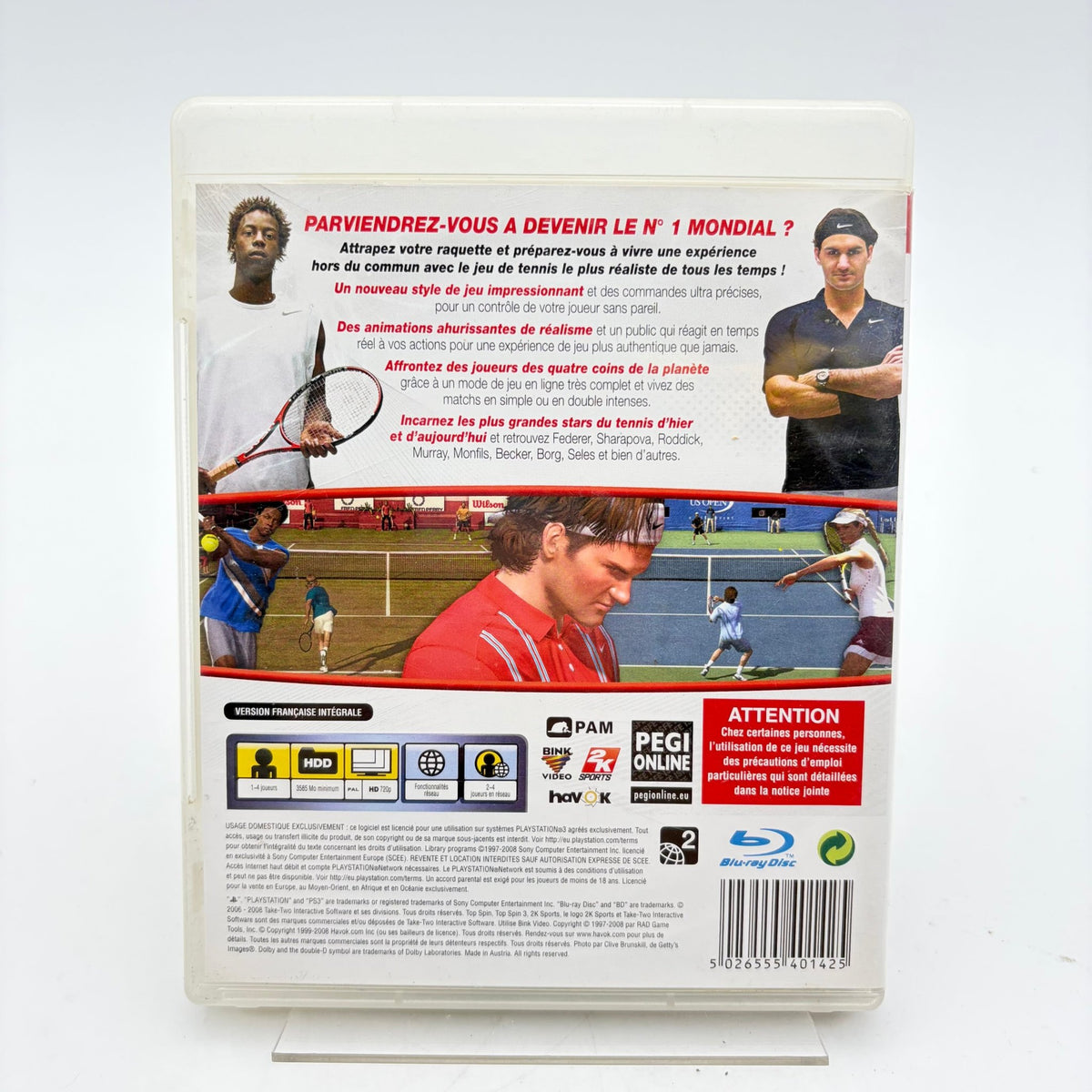 TOP SPIN 3 - PLAYSTATION 3 - Strike Games