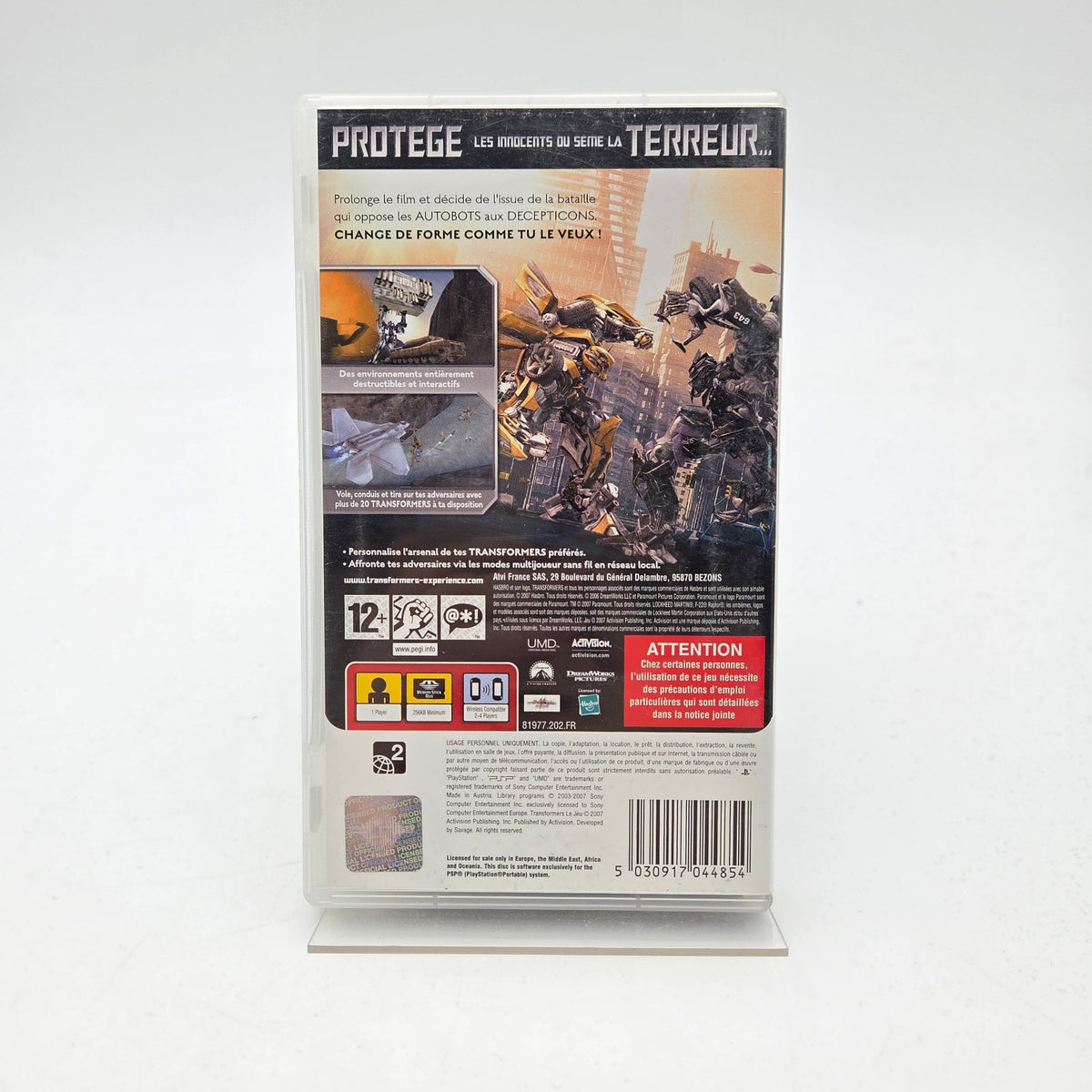 TRANSFORMERS LE JEU - PLAYSTATION PORTABLE - Strike Games