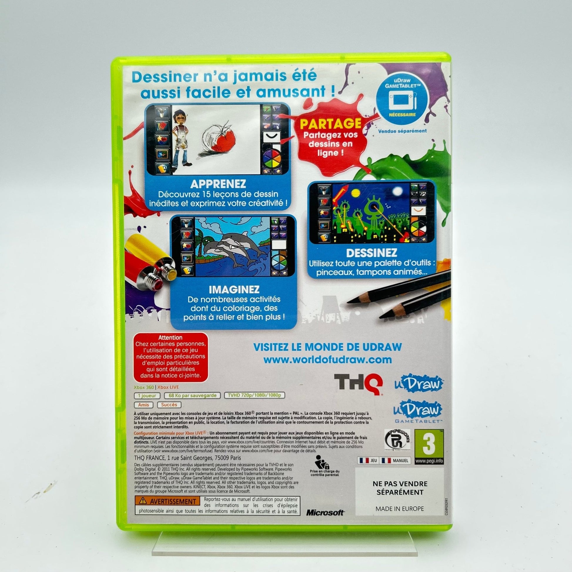 UDRAW STUDIO - XBOX 360 - Strike Games