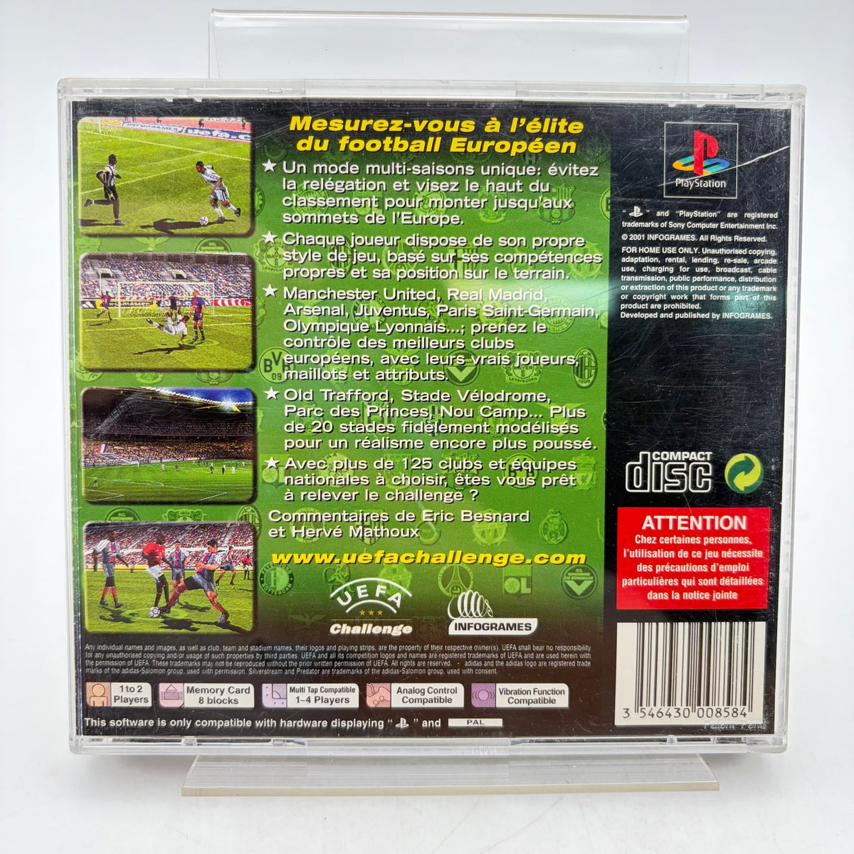 UEFA CHALLENGE - PLAYSTATION 1 - Strike Games