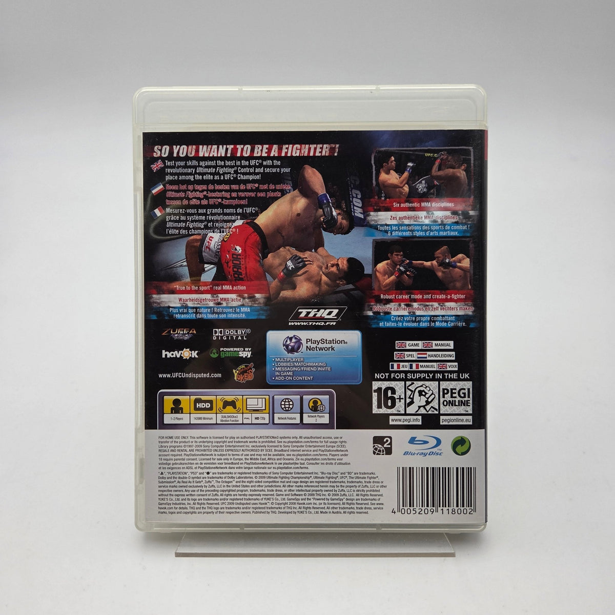 UFC 2009 UNDISPUTED - PLAYSTATION 3 - Strike Games