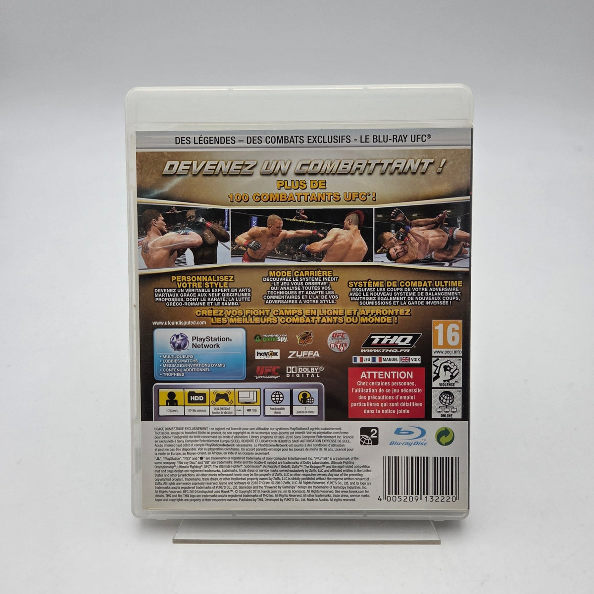 UFC UNDISPUTED 2010 - PLAYSTATION 3 - Strike Games