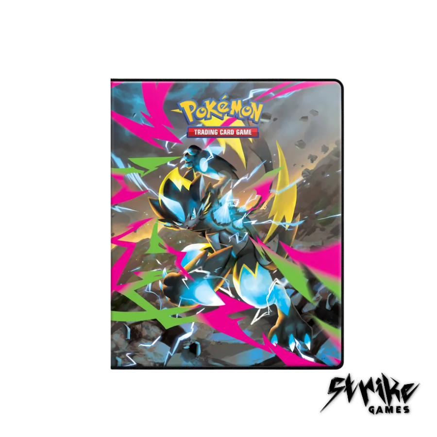 Ultra Pro - Pokémon JCC - Méga-Évolution - Portfolio à 4 pochettes ME05 Nuit Noir - Strike Games