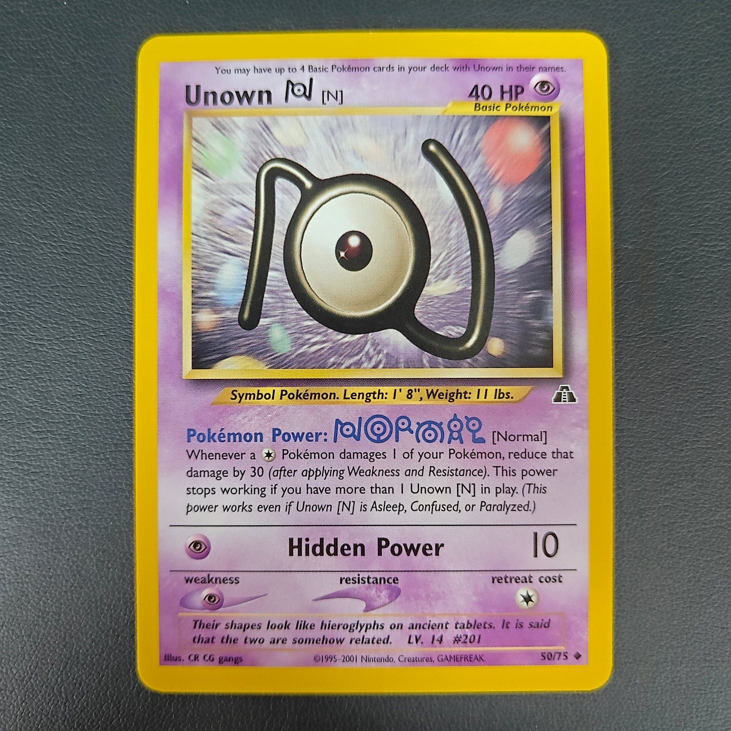 UNOWN [N] (NDI 50) - Strike Games