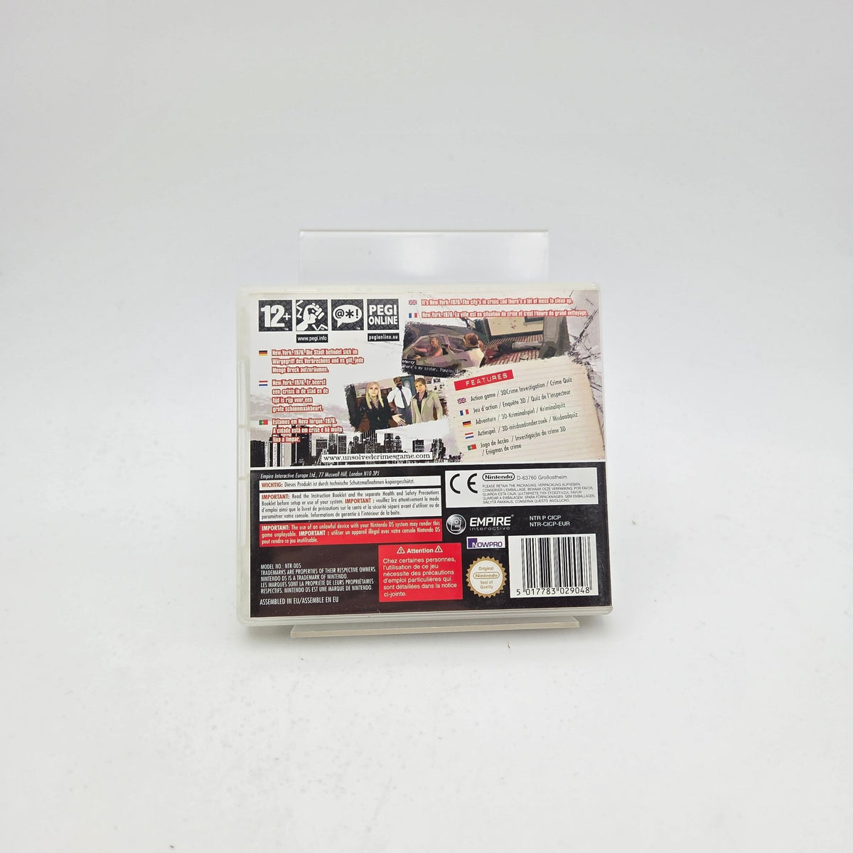 UNSOLVED CRIMES - NINTENDO DS - Strike Games