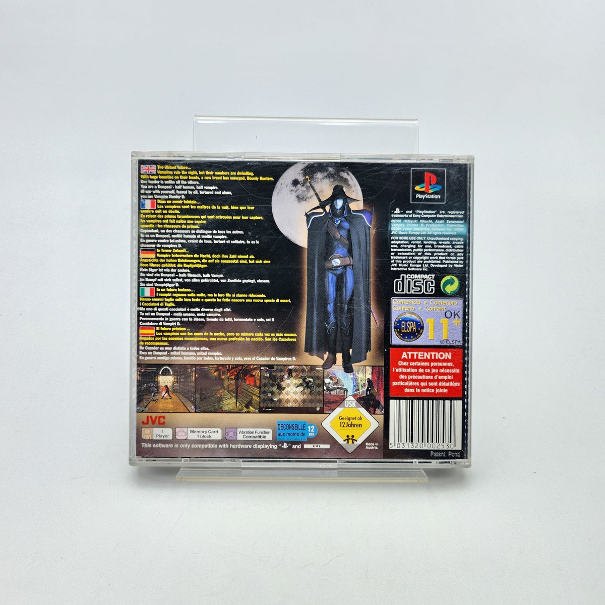 VAMPIRE HUNTER D - PLAYSTATION 1 - Strike Games