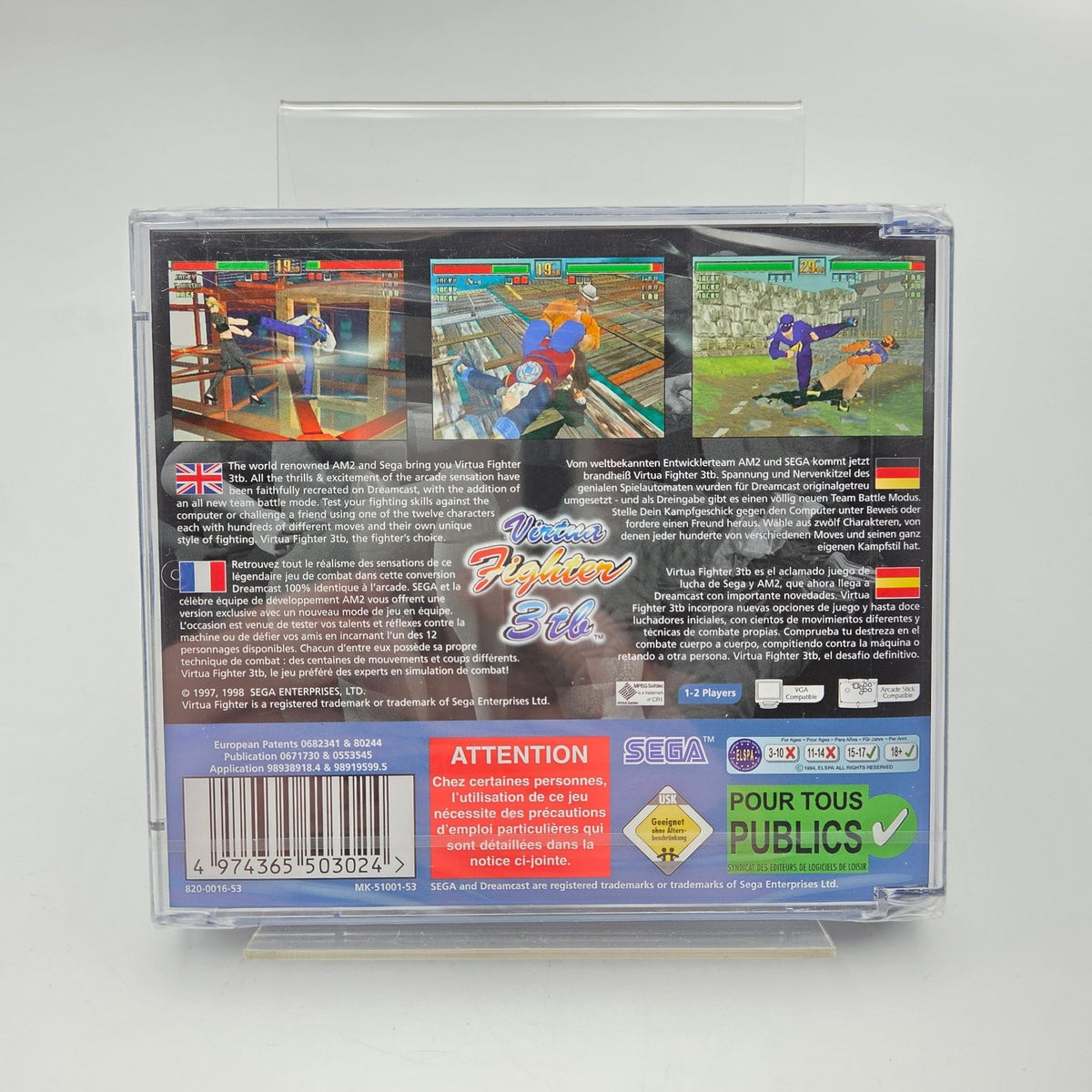 Virtua Fighter 3th - Dreamcast [NEUF] - Strike Games
