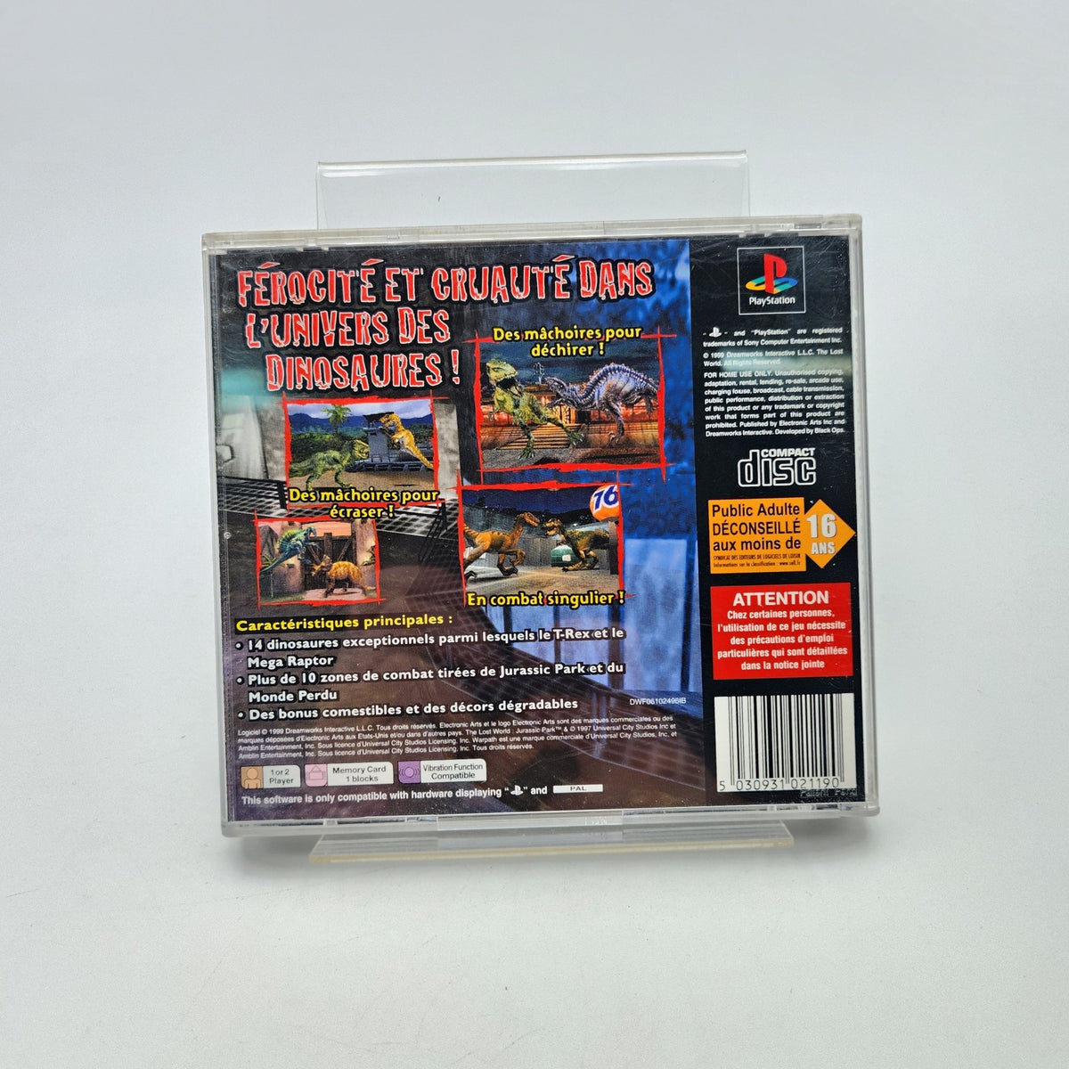 WARPATH JURASSIC PARK - PLAYSTATION 1 - Strike Games
