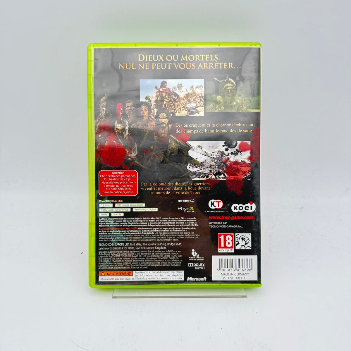 WARRIORS LEGENDS OF TROY - XBOX 360 - Strike Games