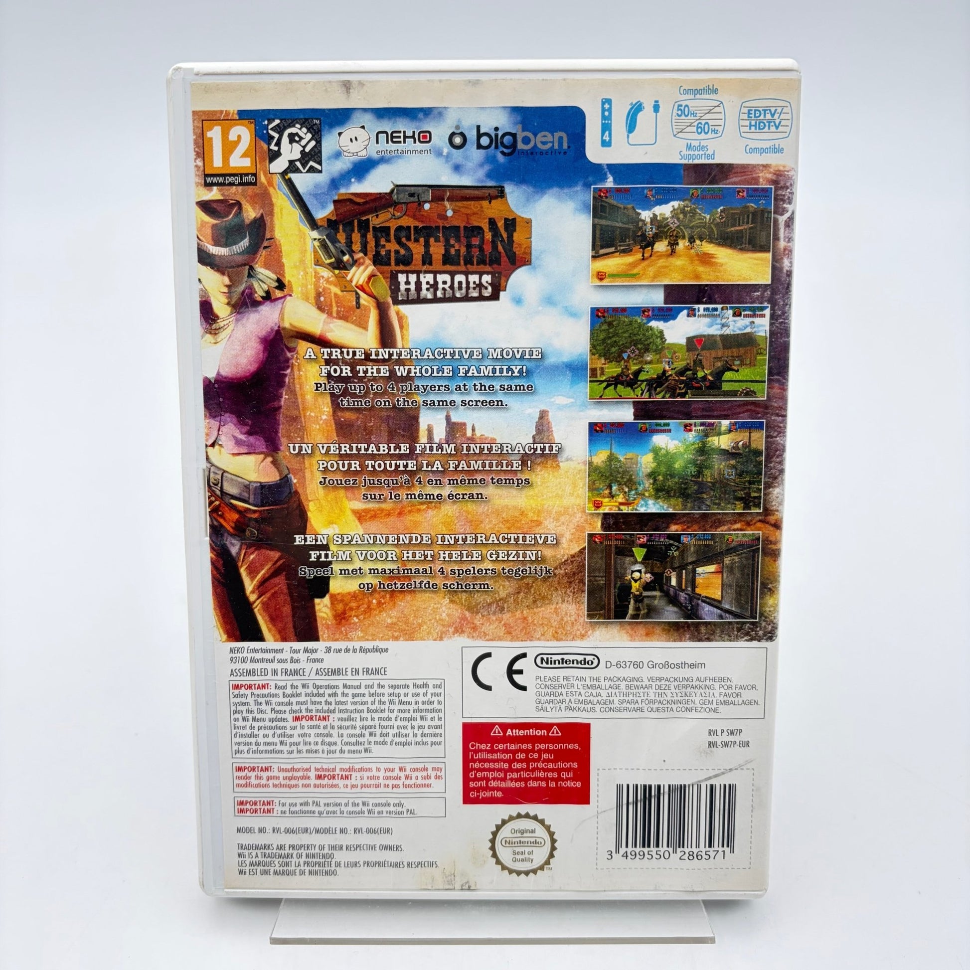 WESTERN HEROES GUN BUNDLE - WII - Strike Games