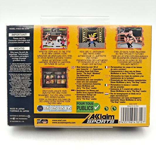 WF ATTITUDE - NINTENDO 64 - Strike Games