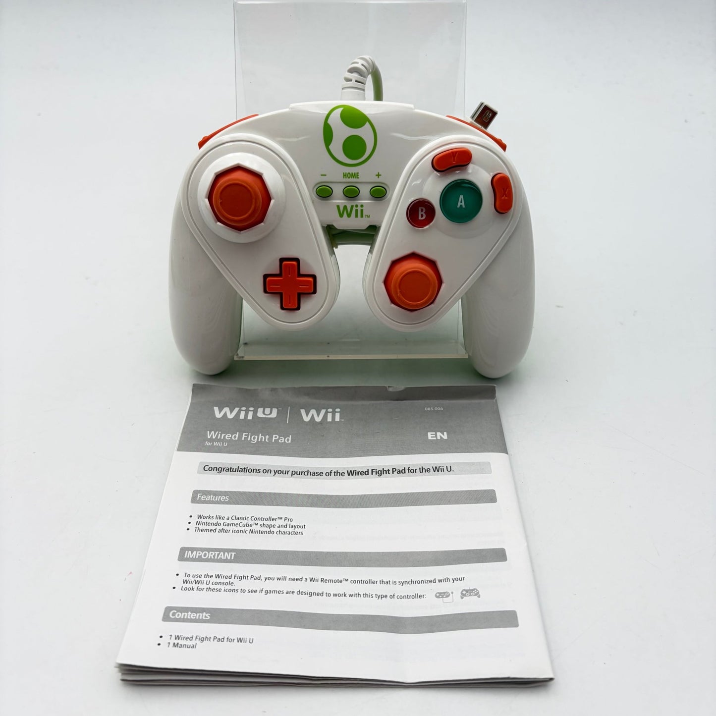 WIRED FIGHT PAD YOSHI - WII U - Strike Games