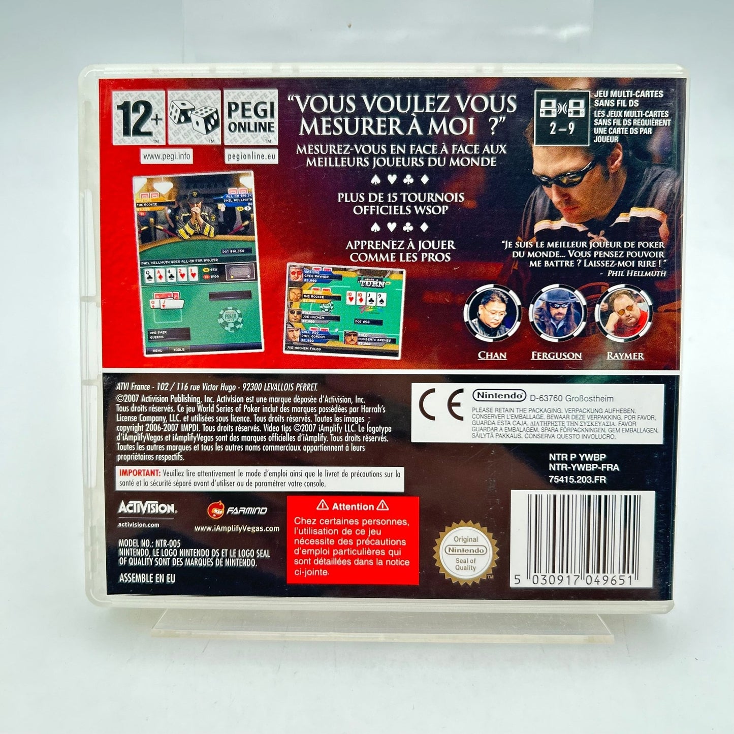 WORLD SERIES OF POKER 2008 - NINTENDO DS - Strike Games