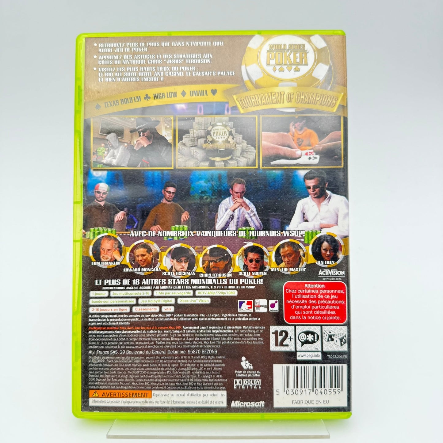 WORLD SERIES OF POKER TOURNAMENT OF CHAMPIONS - XBOX 360 - Strike Games