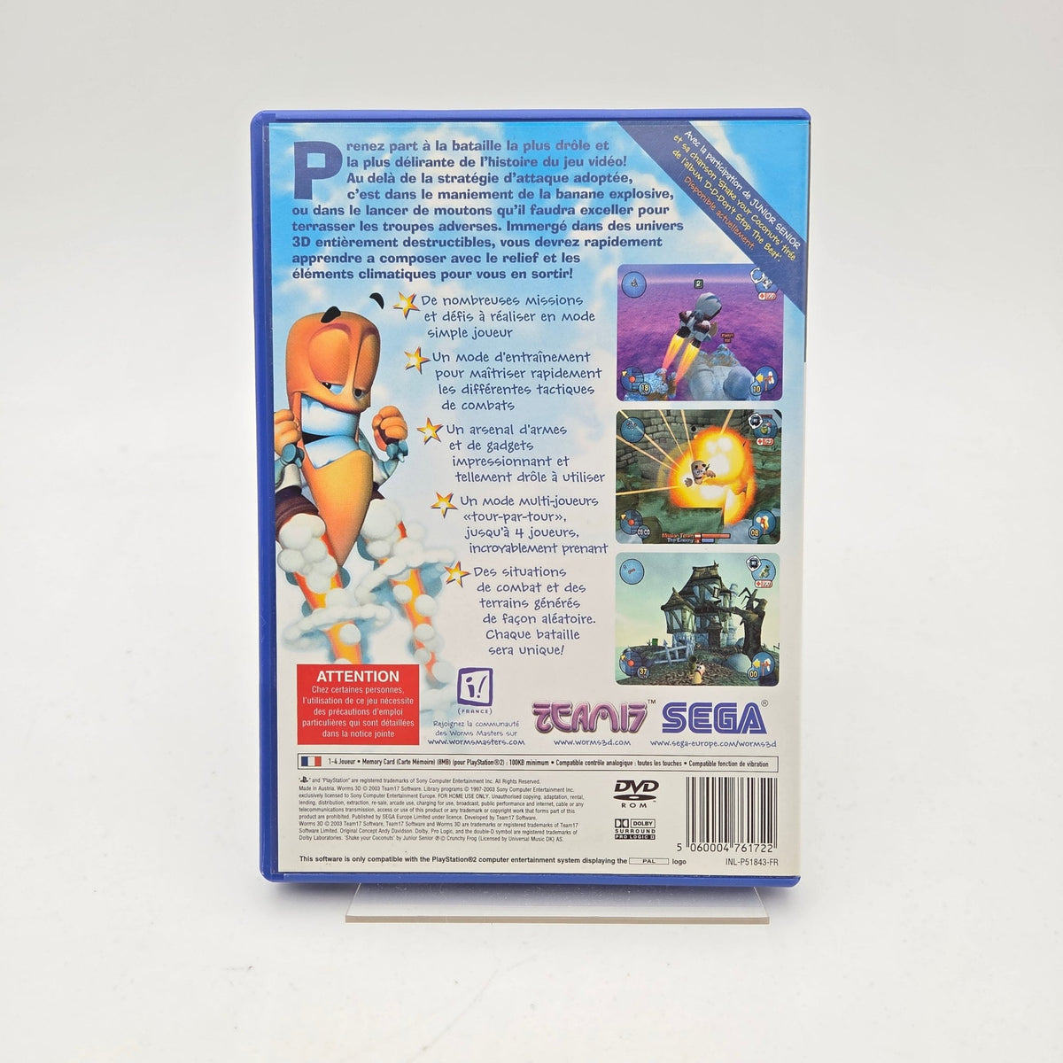 Worms 3D - Playstation 2 - Strike Games