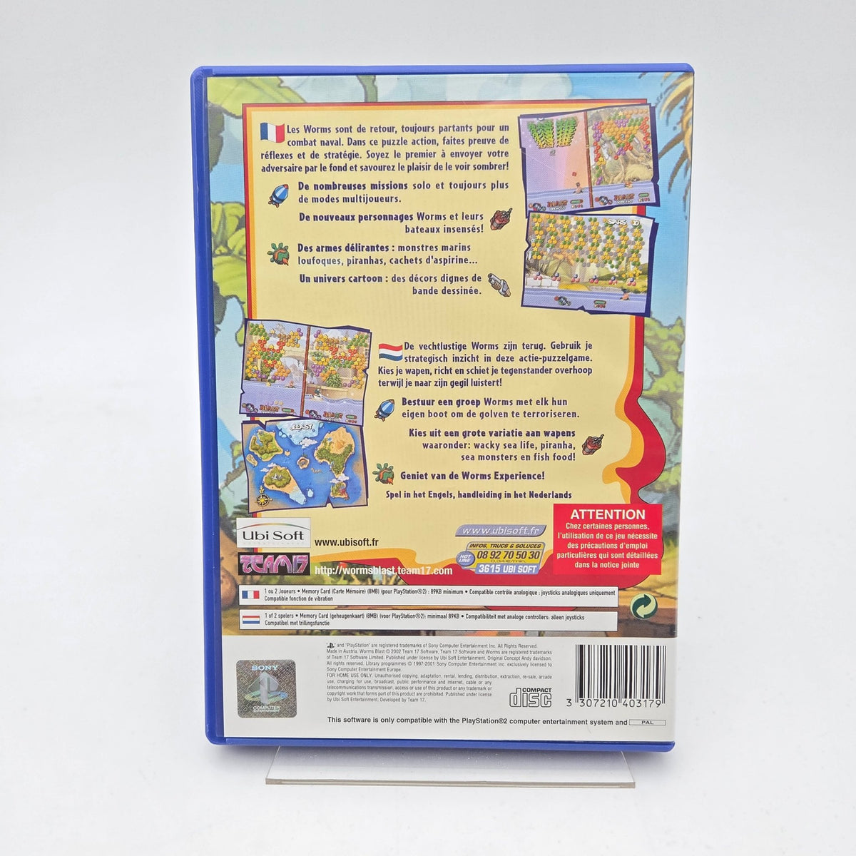 Worms Blast - Playstation 2 - Strike Games