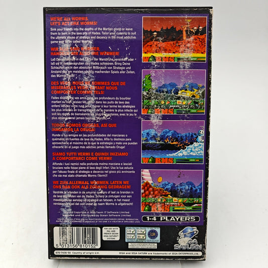 WORMS - SATURN - Strike Games
