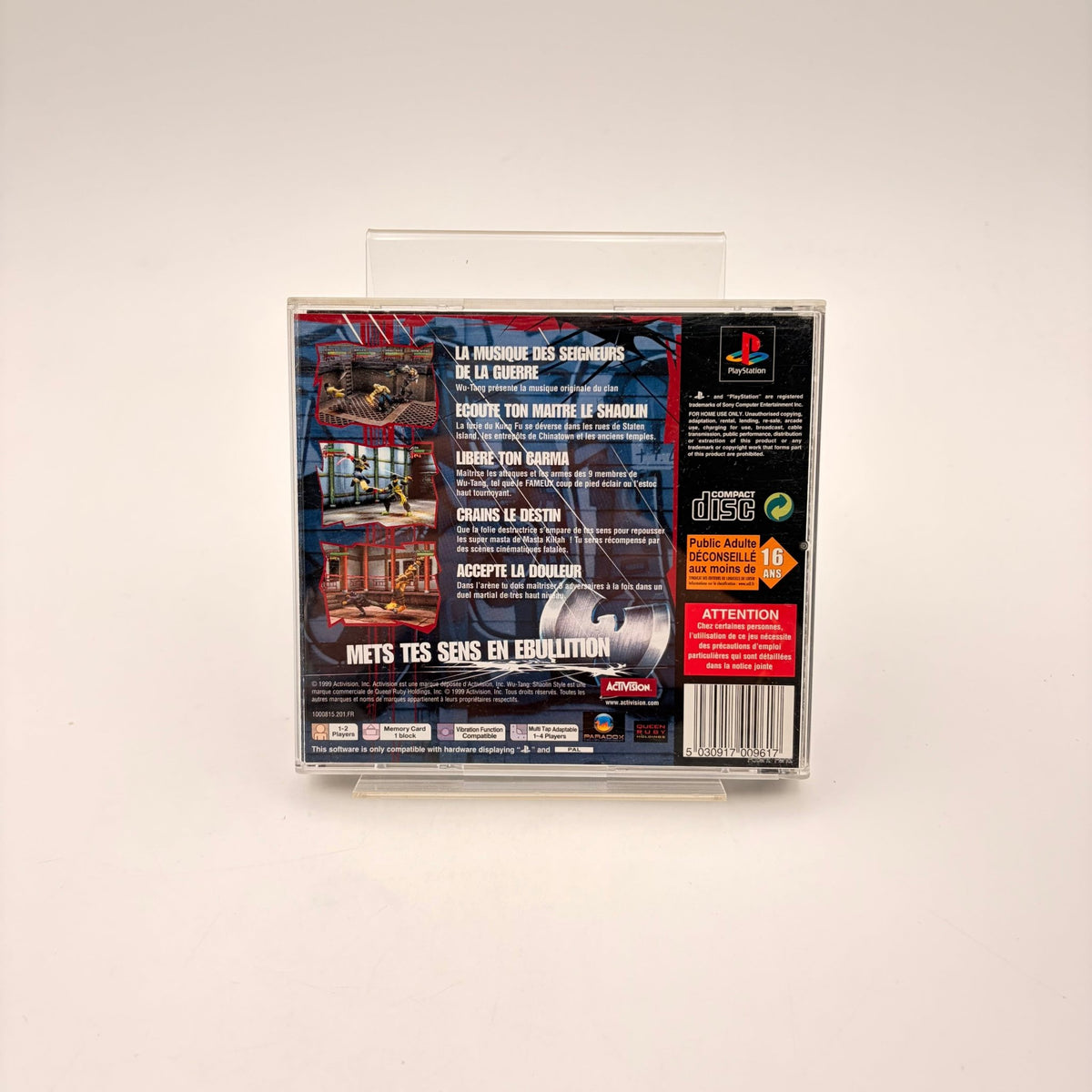 WU-TANG SHAOLIN STYLE - PLAYSTATION 1 - Strike Games