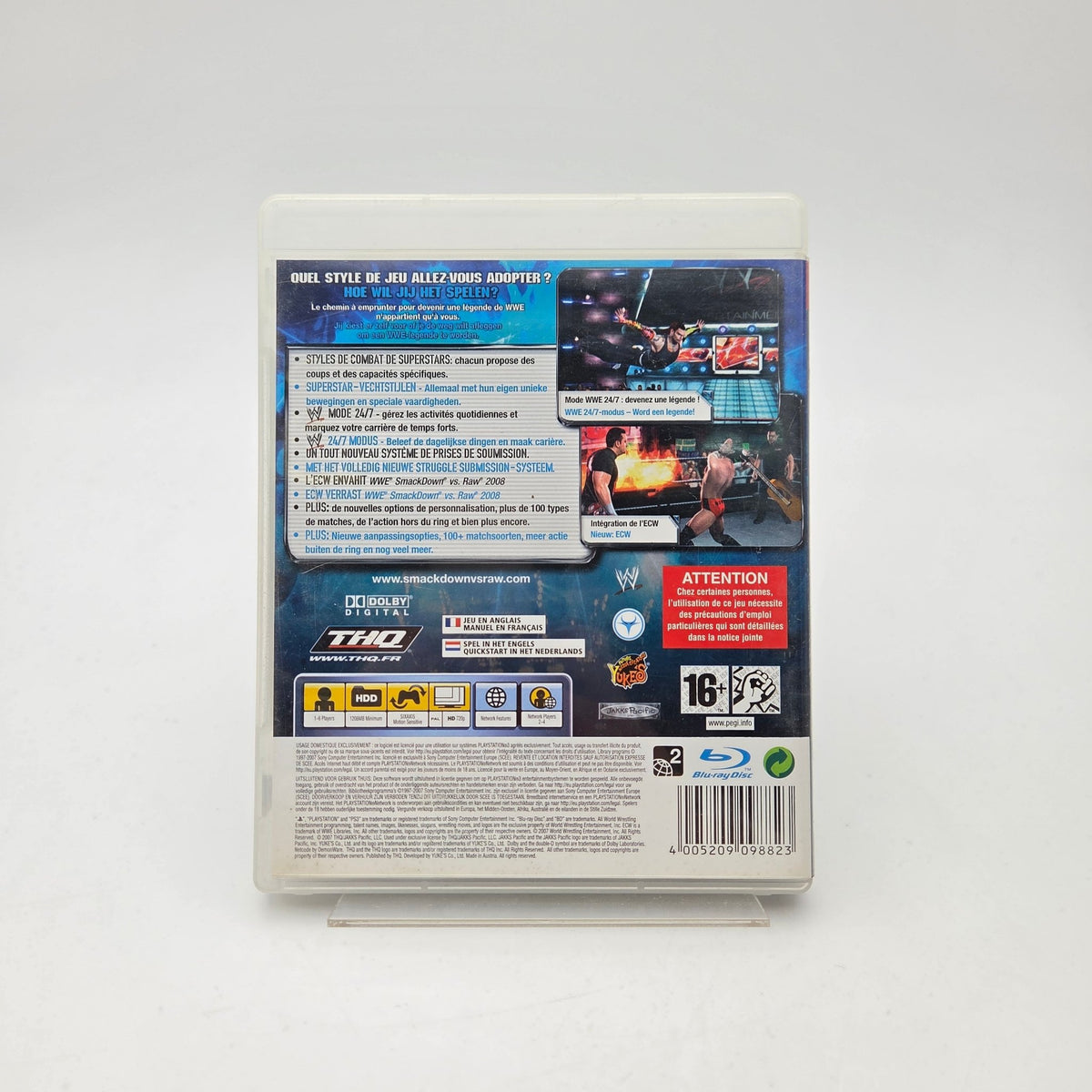 WWE SMACKDOWN VS RAW 2008 - PLAYSTATION 3 - Strike Games